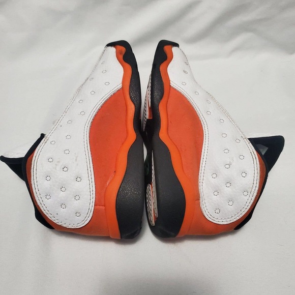 Nike Air Jordan 13 Retro ‘Starfish' DJ3005-108 Toddler Size 9c White/Orange - Picture 5 of 7